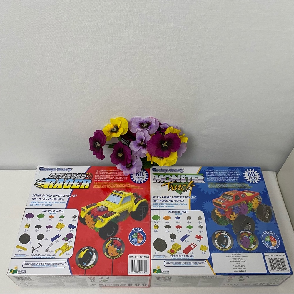 Techno Gears 2-pack off road racer&monster truck